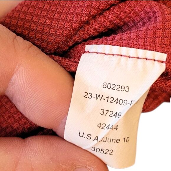 REI Women's Red Maroon Polar-Tec  Quarter Zip Size S - Picture 7 of 7